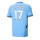 Manchester City Kevin De Bruyne #17 Replike Domaci Dres 2024-25 Kratak Rukav